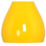Art Deco Pendant Light E26/27 Base Pendant Light Shade Lamp Fixture Modern Ceiling Hanging Light Dining Room Light Black Metal Pendant Lamp Shades (60W, Lemon Yellow)