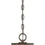 Galaxy Oil Rubbed Bronze Orb Cage Pendant Chandelier 25'' Wide Industrial 6-Light Fixture for Dining Room House Foyer Kitchen Island Entryway Bedroom Living Room - Possini Euro Design