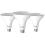 Sunco Lighting 3 Pack PAR38 LED Bulb 13W=100W, 3000K Warm White, 1050 LM, Dimmable, Indoor/Outdoor Spotlight, Waterproof - UL & Energy Star Listed