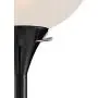 Bingham Modern Torchiere Floor Lamp 3-Light Tree Black Metal White Shades for Living Room Reading Bedroom Office Uplight - 360 Lighting