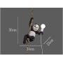 RTRY Modern Romantic Living Room lamp Panda Zoo Decoration Hemp Rope Chandelier Bar Restaurant Bed And Breakfast Style Wooden House Plant Lamp Living Room, Bedroom, Corridor, Study, Dining Room, Kitch