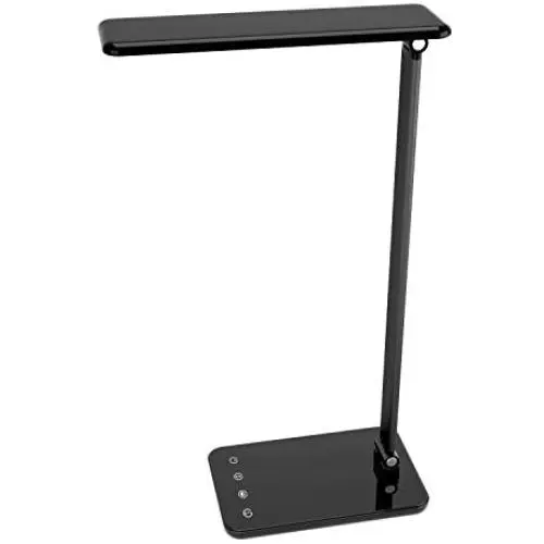 MoKo Dimmable LED Desk Lamp, 8W Touch-Sensitive Control Working/Reading Desk Light, Stepless Brightness/Color Temperature Adjustment Table Light,1-Hour Auto Timer,Adjustable Arm/Head LED Lamp - Black MoKo Dimmable LED Desk Lamp, 8W Touch-Sensitive Control Working/Reading Desk Light, Stepless Brightness/Color Temperature Adjustment Table Light,1-Hour Auto Timer,Adjustable Arm/Head LED Lamp - Black