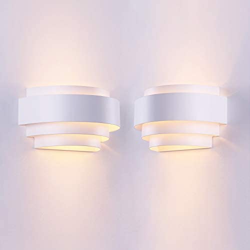 LightInTheBox Modern Contemporary Wall Sconces Wall Light Flush Mount Wall Lighting Fixture Lamp for Living Room Bedroom 60W White 2PCS LightInTheBox Modern Contemporary Wall Sconces Wall Light Flush Mount Wall Lighting Fixture Lamp for Living Room Bedroom 60W White 2PCS