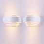 LightInTheBox Modern Contemporary Wall Sconces Wall Light Flush Mount Wall Lighting Fixture Lamp for Living Room Bedroom 60W White 2PCS LightInTheBox Modern Contemporary Wall Sconces Wall Light Flush Mount Wall Lighting Fixture Lamp for Living Room Bedroom 60W White 2PCS