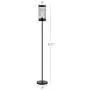 WINGBO 62 inches Rustic Wire Cage Metal Floor Lamp Brushed in Black Finish, Lantern Floor Lamp for Living Room, Bedroom, Office WINGBO 62 inches Rustic Wire Cage Metal Floor Lamp Brushed in Black Finish, Lantern Floor Lamp for Living Room, Bedroom, Office