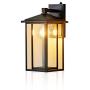 LANFU Wall Sconce as Porch Light, 1106 Lumen, Aluminum Housing Plus Glass, Matte Finish, Outdoor Rated