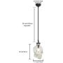 NIUYAO Pendant Light Lamp Dome Shade Hanging Ceiling Light (Skull Shape)