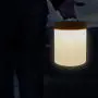 Table Lamp Touch Night Light - Portable Sensor Remote Control Bedside Lamps with Quick Rechargeable USB Dimmable Warm White Light 13 Colors RGB Table Lamp for Bedroom Living Room Office (Silver)