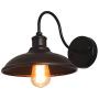 Giluta Gooseneck Light Farmhouse Wall Light Industrial Metal Wall Sconce for Bedroom Bathroom Barn Garage Warehouse Oil Rubbed Black, UL Listed (W0035)