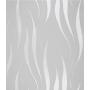 Modern Non-Woven 3D Wallpapers, Pattern Environmental Protection Wallpaper for Bedroom, Living Room, Kitchen and Bathroom Walls (Roll Size 0.53X10M, Gray )