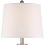 Arden Traditional Table Lamps Set of 2 Mercury Glass Twist White Empire Shade for Living Room Family Bedroom Bedside Office - Regency Hill
