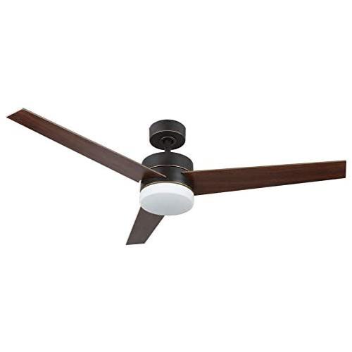 CO-Z 52 Inch Ceiling Fan Light Old Bronze Finish with 3 Fan Blades, Include 15W LED and Remote Control