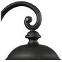 Park Sienna Traditional Outdoor Wall Light Fixture Black 16 3/4'' Clear Glass Downbridge for Exterior House Porch Patio Deck - John Timberland