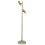 Hsyile Lighting KU300211 Cozy Elegant Modern Creative Bedroom & Living Room Floor Lamp,Tall Pole Uplight for Office - with Bulb - Brass Finish - Adjustable Tree Floor Lamp with 2 Bulbs