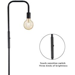 JIOSXC 3-Way Dimmable Touch Floor Lamp for Living Room,Bedroom,Standing Lamp for Office,Study Room,Led Bulb Incluced