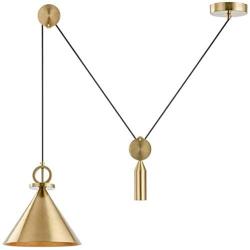 Dkdnjsk Creativity Personalized Ceiling Lights, Industrial Iron Pendant Lights, Adjustable Lifting Pulley Hanging Lights, Used for Decoration of Living Room, Bedroom, Dining Room, Etc.