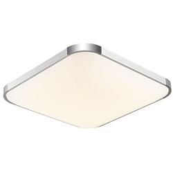 Viugreum 48W 20'' Modern LED Ceiling Light Flush Mount, 3000K Warm White 900LM Square LED Ceiling Lamp Fixtures for Living Room/Kitchen/Bedroom/Dining Room, Commercial or Residential Lighting