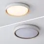 SHIGUANG LED Ceiling Light Fixture Modern Flush Mount Round 16.5 Inch 30W Dimmable 2110lm for Bedroom Living Room Kitchen Hallway,Warm White 3000K SHIGUANG LED Ceiling Light Fixture Modern Flush Mount Round 16.5 Inch 30W Dimmable 2110lm for Bedroom Living Room Kitchen Hallway,Warm White 3000K