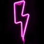 TURNMEON Neon Lights Signs for Wall Decor Lightting Bolt Light Valentines Day Decoration, Usb or Battery Led Light up Signs Valentines Gifts for Bedroom Birthday Party Indoor Decoration(Pink)