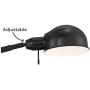 Dawson Modern Pharmacy Floor Lamp Dark Bronze Adjustable Boom Arm and Head for Living Room Reading Bedroom Office - 360 Lighting