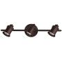 3 Light Track Lighting Wall and Ceiling Mount Fixture Kitchen and Dining Room, Oil Rubbed Bronze + Bulbs