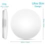Smart Ceiling Light Flush Mount, Wixann Music Sync Led WiFi Morden Ceiling Light Fixture Work with Alexa Google Home, 2400LM 2700-6500K Ceiling Lamp for Bedroom Living Room Dining Room,16 Inch 24W