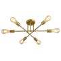 Lights Semi Flush Mount Ceiling Light Contemporary Sputnik Chandelier Lighting Farmhouse Kitchen Light Fixtures for Dining Room Living Room Bedroom Foyer