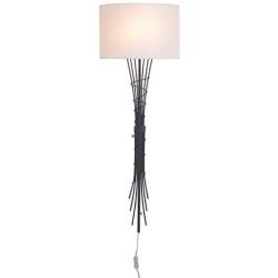 Kenroy Home Kenroy 32023BRZ Transitional One Light Wallchiere from Redding Collection in Bronze/Dark Finish