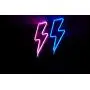 Blue LED Lightning Bolt neon Signs for Wall Decoration Battery and USB Operated Aesthetic Room Decor neon Sign neon Lights for Kids Room, Bar, Living Room, Christmas, Party, Wedding, Halloween