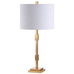 JONATHAN Y JYL3037A Windsor 29'' Metal LED Lamp Contemporary,Transitional for Bedroom, Living Room, Office, College Dorm, Coffee Table, Bookcase, Gold Leaf