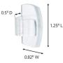 Command Indoor Outdoor Light Clips with 46 Clips 50 Strips Hangs 80 ft