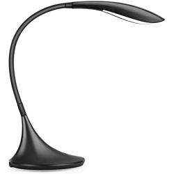 Ominilight LED Desk Lamp,Flexible Gooseneck Table Lamp with 3-Level Touch Sensitive Control for Bedside Reading, Studying, Computer and Hobbies Black