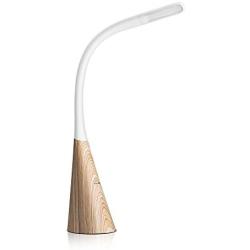 Gooseneck Dimmable LED Desk Lamp with USB Charging Port, 3-Level Brightness Adjustable Touch Control Desk Light Table Lamp, Eye-Caring Office Reading Lamp for Reading/Working