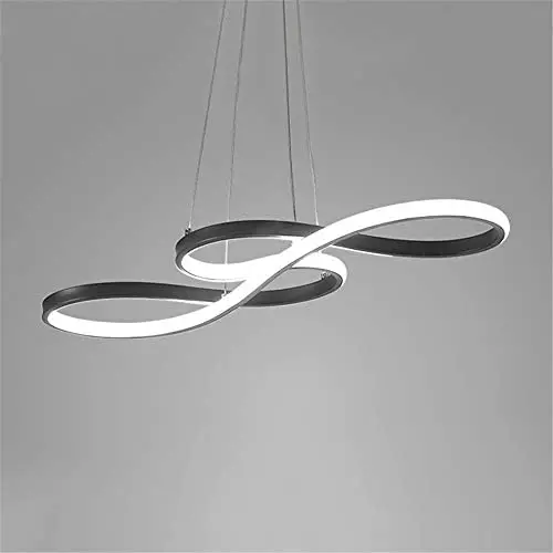 BAYCHEER LED Pendant Light Acrylic Modern Flush Mount Ceiling Light Note Shape Creative Chandelier Adjustable Hanging Light for Dining Room, Livingroom, Bedroom 29.52inch Cool Light BAYCHEER LED Pendant Light Acrylic Modern Flush Mount Ceiling Light Note Shape Creative Chandelier Adjustable Hanging Light for Dining Room, Livingroom, Bedroom 29.52inch Cool Light