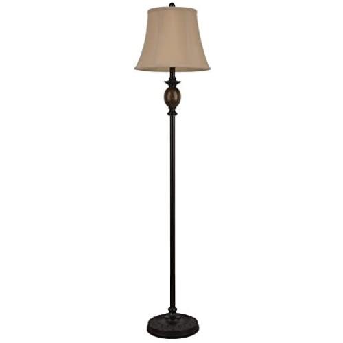 Decor Therapy PL1645 61'', Marble Bronze Floor Lamp