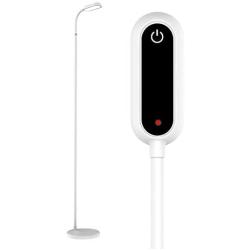 Lumos LED Floor Lamp Rechargeable Battery Operated Dimmable Reading Light - Adjustable LED Light - Floor Lamp for Bedrooms- led Light (White)