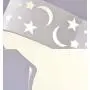 LAKIQ Kids’ Room LED Flush Mount Ceiling Light Fixture Creative Star Shape Modern Close to Ceiling Chandelier Lighting for Boy’s Girl’s Room Children’s Bedroom Kindergarten (16,White Light)