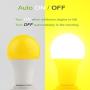 Yellow Led Light Bulb, Dusk to Dawn LED Outdoor Lighting 15W (100 Watt Equivalent) 1500LM E26 Auto On/Off