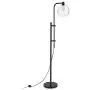 Henn&Hart FL0117 Modern Industrial Height-Adjustable Floor Lamp for Living Room, Bedroom, Office, Black Henn&Hart FL0117 Modern Industrial Height-Adjustable Floor Lamp for Living Room, Bedroom, Office, Black