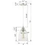 Gruenlich Pendant Lighting Fixture for Kitchen and Dining Room, Hanging Ceiling Lighting Fixture, E26 Medium Base, Metal Construction with Clear Glass, Bulb not Included, 2-Pack (Nickel Finish)