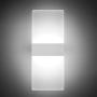 Modern LED Acrylic Wall Sconce 12W Cool White 6000K Up Down Lamp for Bedroom Corridor Stairs Bathroom Indoor Lighting Fixture Lamps Home Room Decor Not Dimmable No Plug(1 Pack)