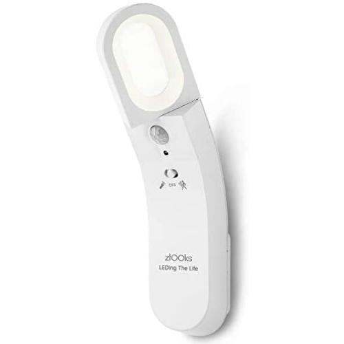 ztOOks LED Rechargeable Sensor Night Light Stick-Anywhere for Bedroom, Bathroom, Kitchen, Hallway, Stairs and can be Taken Anywhere (White Light)