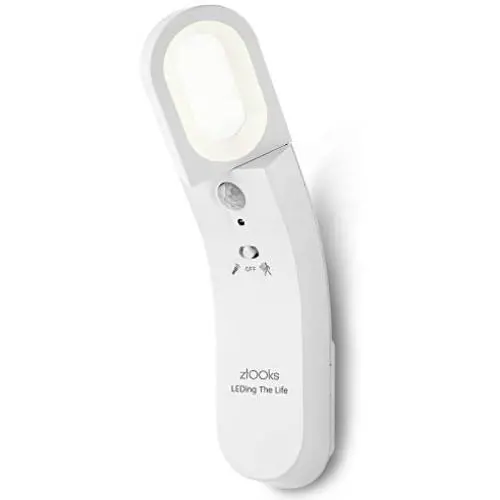 ztOOks LED Rechargeable Sensor Night Light Stick-Anywhere for Bedroom, Bathroom, Kitchen, Hallway, Stairs and can be Taken Anywhere (White Light) ztOOks LED Rechargeable Sensor Night Light Stick-Anywhere for Bedroom, Bathroom, Kitchen, Hallway, Stairs and can be Taken Anywhere (White Light)