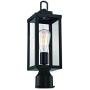 WISBEAM Outdoor Post Light, Pole Lantern, E26 Base 100W Max, Aluminum Housing Plus Glass, Wet Location Rated, ETL Qualified, Bulbs not Included