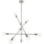 LynPon Sputnik Chandelier 6 Lights Modern Ceiling Light Fixture Brushed Nickel Industrial Vintage Pendant Lighting for Dining Room Kitchen Island Bedroom Living Room Foyer LynPon Sputnik Chandelier 6 Lights Modern Ceiling Light Fixture Brushed Nickel Industrial Vintage Pendant Lighting for Dining Room Kitchen Island Bedroom Living Room Foyer