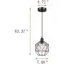 JYMTT Lighting,3 Lights Industrial Style Ceiling Island Pendant Lighting, Matte Black, Bulb Not Included