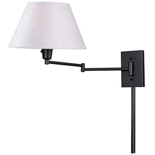 Kenroy Home Modern Wall Swing Arm Lamp ,14 Inch Height, 15.5 Inch Width, 25 Inch Extension with Bronze Finish (30110BRZ)