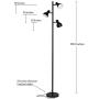 Brightech Ethan - LED Tree Floor Lamp for Mid Century, Modern, Contemporary and Industrial Decor - 3 Light Standing Pole Lamp- Tall Light for Living Room, Bedroom, and Office - Black Brightech Ethan - LED Tree Floor Lamp for Mid Century, Modern, Contemporary and Industrial Decor - 3 Light Standing Pole Lamp- Tall Light for Living Room, Bedroom, and Office - Black