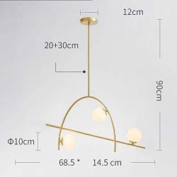 Glass Globe Sputnik Chandelier Modern 3 Light Molecule Pendant Lighting,G9 Mid Century Brass Finish Ceiling Lamp for Dining Room Hallway