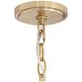 Hartley Warm Antique Brass Large Wagon Wheel Chandelier 35'' Wide Modern Farmhouse 9-Light Fixture for Dining Room House Foyer Kitchen Island Entryway Bedroom Living Room - Franklin Iron Works Hartley Warm Antique Brass Large Wagon Wheel Chandelier 35'' Wide Modern Farmhouse 9-Light Fixture for Dining Room House Foyer Kitchen Island Entryway Bedroom Living Room - Franklin Iron Works